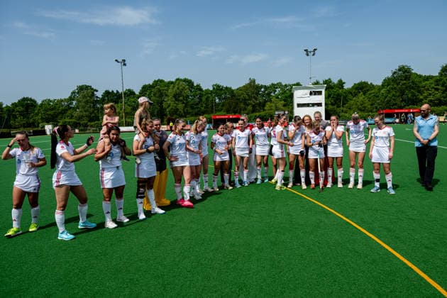 BHC 1. Damen - Club Raffelberg - Feldhockey, 2. Playdown Spiel, 1. Bundesliga, Frauen Bremen, Deutschland, 23.05.26: BHC 1. Damen - Club Raffelberg im Bremer Hockey-Club e.V. am 23.05.2026 in Bremen, Deutschland. (Foto von Axel Kaste) Bremen Bremer Hockey-Club e.V. Freie Hansestadt Bremen Deutschland