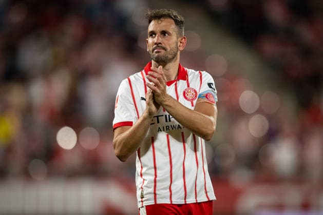 Cristian Stuani (Girona FC) look dejected during a La Liga EA Sports match between Girona FC and Elche CF at Estadi Municipal de Montilivi in Girona, , Spain, on May 23 2026. Photo by Felipe Mondino Copyright: x@FELIPExMONDINOx
