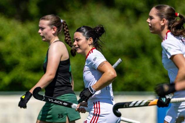 BHC 1. Damen - Club Raffelberg - Feldhockey, 2. Playdown Spiel, 1. Bundesliga, Frauen Bremen, Deutschland, 23.05.26: BHC 1. Damen - Club Raffelberg im Bremer Hockey-Club e.V. am 23.05.2026 in Bremen, Deutschland. (Foto von Axel Kaste) Tor Delfina Granatto BHC Bremen Bremer Hockey-Club e.V. Freie Hansestadt Bremen Deutschland