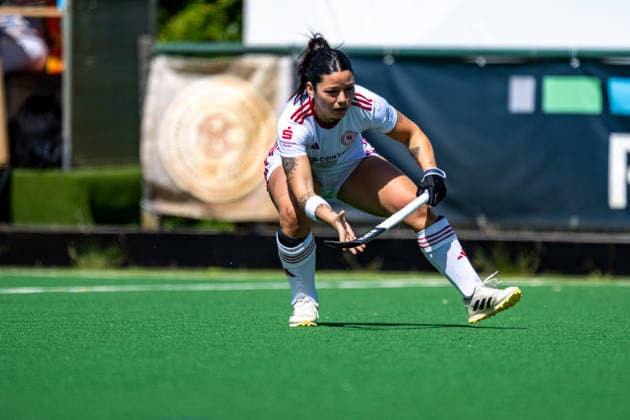 BHC 1. Damen - Club Raffelberg - Feldhockey, 2. Playdown Spiel, 1. Bundesliga, Frauen Bremen, Deutschland, 23.05.26: BHC 1. Damen - Club Raffelberg im Bremer Hockey-Club e.V. am 23.05.2026 in Bremen, Deutschland. (Foto von Axel Kaste) Delfina Granatto Bremen Bremer Hockey-Club e.V. Freie Hansestadt Bremen Deutschland