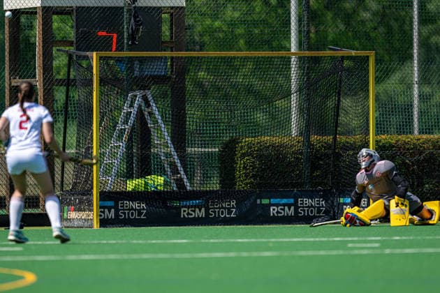 BHC 1. Damen - Club Raffelberg - Feldhockey, 2. Playdown Spiel, 1. Bundesliga, Frauen Bremen, Deutschland, 23.05.26: BHC 1. Damen - Club Raffelberg im Bremer Hockey-Club e.V. am 23.05.2026 in Bremen, Deutschland. (Foto von Axel Kaste) Franziska Hagen TW BHC Bremen Bremer Hockey-Club e.V. Freie Hansestadt Bremen Deutschland