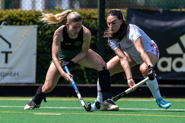 BHC 1. Damen - Club Raffelberg - Feldhockey, 2. Playdown Spiel, 1. Bundesliga, Frauen Bremen, Deutschland, 23.05.26: BHC 1. Damen - Club Raffelberg im Bremer Hockey-Club e.V. am 23.05.2026 in Bremen, Deutschland. (Foto von Axel Kaste) Rechts Agostina Lovagnini Bremen Bremer Hockey-Club e.V. Freie Hansestadt Bremen Deutschland