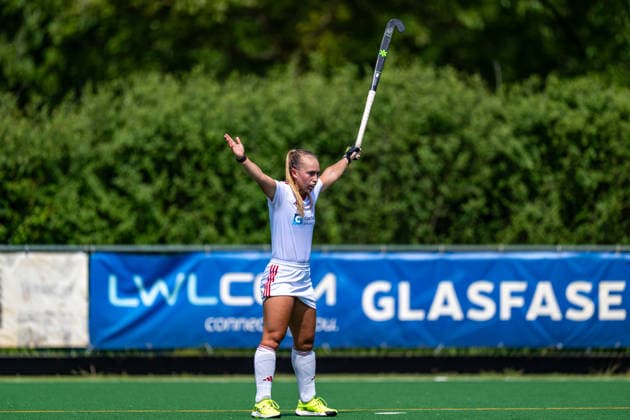 BHC 1. Damen - Club Raffelberg - Feldhockey, 2. Playdown Spiel, 1. Bundesliga, Frauen Bremen, Deutschland, 23.05.26: BHC 1. Damen - Club Raffelberg im Bremer Hockey-Club e.V. am 23.05.2026 in Bremen, Deutschland. (Foto von Axel Kaste) Delfina Gerula Bremen Bremer Hockey-Club e.V. Freie Hansestadt Bremen Deutschland