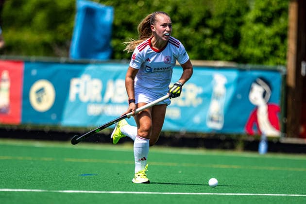 BHC 1. Damen - Club Raffelberg - Feldhockey, 2. Playdown Spiel, 1. Bundesliga, Frauen Bremen, Deutschland, 23.05.26: BHC 1. Damen - Club Raffelberg im Bremer Hockey-Club e.V. am 23.05.2026 in Bremen, Deutschland. (Foto von Axel Kaste) Delfina Gerula Bremen Bremer Hockey-Club e.V. Freie Hansestadt Bremen Deutschland