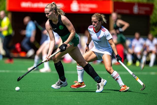 BHC 1. Damen - Club Raffelberg - Feldhockey, 2. Playdown Spiel, 1. Bundesliga, Frauen Bremen, Deutschland, 23.05.26: BHC 1. Damen - Club Raffelberg im Bremer Hockey-Club e.V. am 23.05.2026 in Bremen, Deutschland. (Foto von Axel Kaste) Rechts Delfina Granatto Bremen Bremer Hockey-Club e.V. Freie Hansestadt Bremen Deutschland