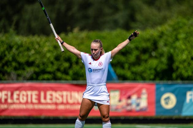 BHC 1. Damen - Club Raffelberg - Feldhockey, 2. Playdown Spiel, 1. Bundesliga, Frauen Bremen, Deutschland, 23.05.26: BHC 1. Damen - Club Raffelberg im Bremer Hockey-Club e.V. am 23.05.2026 in Bremen, Deutschland. (Foto von Axel Kaste) Delfina Granatto Bremen Bremer Hockey-Club e.V. Freie Hansestadt Bremen Deutschland