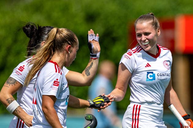 BHC 1. Damen - Club Raffelberg - Feldhockey, 2. Playdown Spiel, 1. Bundesliga, Frauen Bremen, Deutschland, 23.05.26: BHC 1. Damen - Club Raffelberg im Bremer Hockey-Club e.V. am 23.05.2026 in Bremen, Deutschland. (Foto von Axel Kaste) Rechts Lena Frerichs Bremen Bremer Hockey-Club e.V. Freie Hansestadt Bremen Deutschland