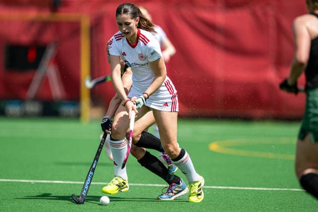BHC 1. Damen - Club Raffelberg - Feldhockey, 2. Playdown Spiel, 1. Bundesliga, Frauen Bremen, Deutschland, 23.05.26: BHC 1. Damen - Club Raffelberg im Bremer Hockey-Club e.V. am 23.05.2026 in Bremen, Deutschland. (Foto von Axel Kaste) Mia Hasbach Bremen Bremer Hockey-Club e.V. Freie Hansestadt Bremen Deutschland
