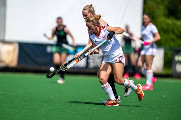 BHC 1. Damen - Club Raffelberg - Feldhockey, 2. Playdown Spiel, 1. Bundesliga, Frauen Bremen, Deutschland, 23.05.26: BHC 1. Damen - Club Raffelberg im Bremer Hockey-Club e.V. am 23.05.2026 in Bremen, Deutschland. (Foto von Axel Kaste) Manuela Ghigliotti Bremen Bremer Hockey-Club e.V. Freie Hansestadt Bremen Deutschland