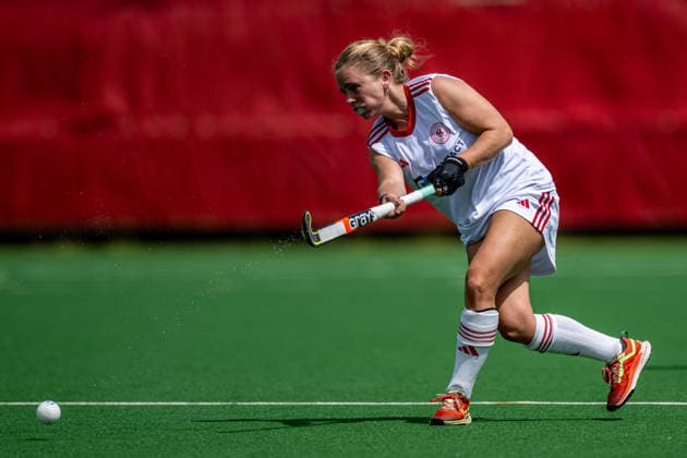 BHC 1. Damen - Club Raffelberg - Feldhockey, 2. Playdown Spiel, 1. Bundesliga, Frauen Bremen, Deutschland, 23.05.26: BHC 1. Damen - Club Raffelberg im Bremer Hockey-Club e.V. am 23.05.2026 in Bremen, Deutschland. (Foto von Axel Kaste) Manuela Ghigliotti Bremen Bremer Hockey-Club e.V. Freie Hansestadt Bremen Deutschland