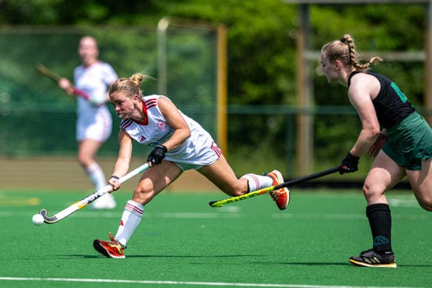 BHC 1. Damen - Club Raffelberg - Feldhockey, 2. Playdown Spiel, 1. Bundesliga, Frauen Bremen, Deutschland, 23.05.26: BHC 1. Damen - Club Raffelberg im Bremer Hockey-Club e.V. am 23.05.2026 in Bremen, Deutschland. (Foto von Axel Kaste) Manuela Ghigliotti Bremen Bremer Hockey-Club e.V. Freie Hansestadt Bremen Deutschland