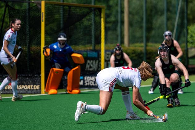 BHC 1. Damen - Club Raffelberg - Feldhockey, 2. Playdown Spiel, 1. Bundesliga, Frauen Bremen, Deutschland, 23.05.26: BHC 1. Damen - Club Raffelberg im Bremer Hockey-Club e.V. am 23.05.2026 in Bremen, Deutschland. (Foto von Axel Kaste) Lena Frerichs Bremen Bremer Hockey-Club e.V. Freie Hansestadt Bremen Deutschland