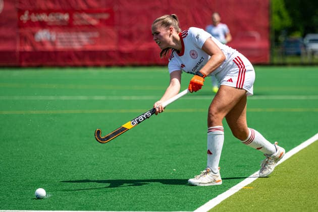 BHC 1. Damen - Club Raffelberg - Feldhockey, 2. Playdown Spiel, 1. Bundesliga, Frauen Bremen, Deutschland, 23.05.26: BHC 1. Damen - Club Raffelberg im Bremer Hockey-Club e.V. am 23.05.2026 in Bremen, Deutschland. (Foto von Axel Kaste) Lena Frerichs Bremen Bremer Hockey-Club e.V. Freie Hansestadt Bremen Deutschland