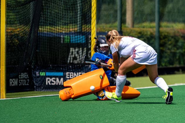 BHC 1. Damen - Club Raffelberg - Feldhockey, 2. Playdown Spiel, 1. Bundesliga, Frauen Bremen, Deutschland, 23.05.26: BHC 1. Damen - Club Raffelberg im Bremer Hockey-Club e.V. am 23.05.2026 in Bremen, Deutschland. (Foto von Axel Kaste) Delfina Gerula Bremen Bremer Hockey-Club e.V. Freie Hansestadt Bremen Deutschland