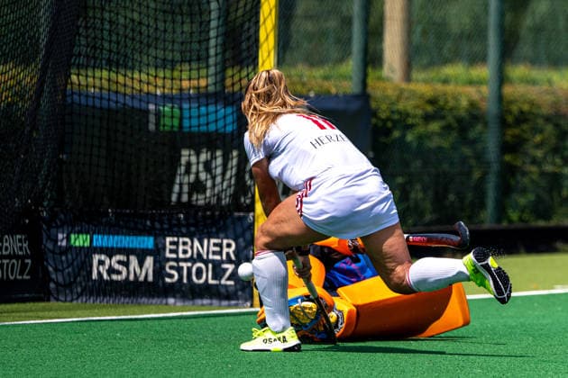 BHC 1. Damen - Club Raffelberg - Feldhockey, 2. Playdown Spiel, 1. Bundesliga, Frauen Bremen, Deutschland, 23.05.26: BHC 1. Damen - Club Raffelberg im Bremer Hockey-Club e.V. am 23.05.2026 in Bremen, Deutschland. (Foto von Axel Kaste) Delfina Gerula Bremen Bremer Hockey-Club e.V. Freie Hansestadt Bremen Deutschland