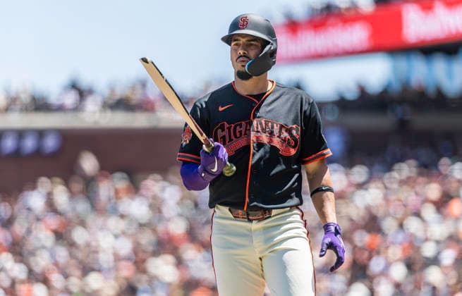 MLB, Baseball Herren, USA 2026: Chicago Vs San Francisco MAY 23 May 23 2026 San Francisco shortstop Willy Adames (2) breaks his bat in the bottom of the third inning during the MLB game between Chicago White Sox and the San Francisco Giants. Thurman James CSM (Credit Image: Â Thurman James Cal Media) San Francisco Ca USA EDITORIAL USE ONLY Copyright: xx ZUMA-20260523_zma_c04_034.jpg ThurmanxJamesx csmphotothree491453