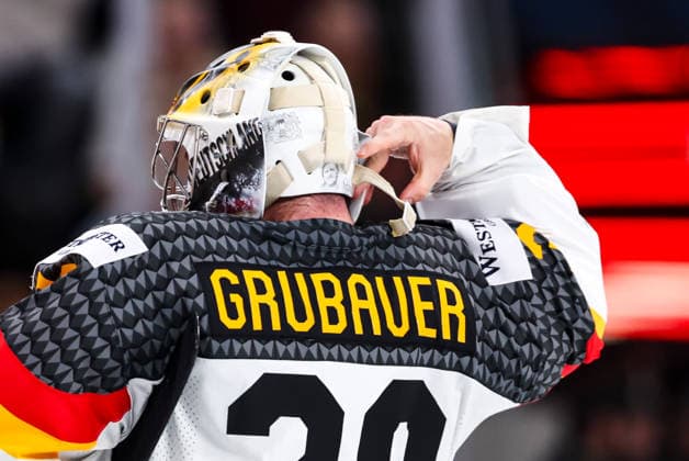 Ice hockey, Eishockey - IIHF WC 2026 ZURICH,SWITZERLAND,23.MAY.26 - ICE HOCKEY - IIHF Ice Hockey World Championship, WM, Weltmeisterschaft 2026, group stage, Austria vs Germany. Image shows Philipp Grubauer (GER).  GEPAxpictures xMaticxKlansek