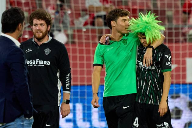 ESP: LaLiga EA Sports Girona v Elche CF elche celebrates during LaLiga EA Sports, between Girona v Elche CF played at Montilivi Stadium in Girona on May 23rd, 2026 in Spain; Girona CATALUNYA Spain Futbol Copyright: xEddyxKelelex xAgenciaxLOFx