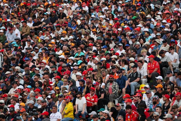 F1 Grand Prix of Canada - Qualifying Session MONTREAL, QUEBEC - MAY 23 : Fans watch the Qualifying session ahead of F1 Grand Prix of Canada at Circuit Gilles Villeneuve in Montreal, Quebec, Canada on May 23, 2026. Mert Alper Dervis Anadolu Montreal Canada. Editorial use only. Please get in touch for any other usage.  Copyright: x2026xAnadoluxMertxAlperxDervisx