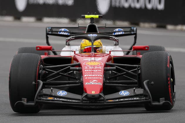 F1 Grand Prix of Canada - Qualifying Session MONTREAL, QUEBEC - MAY 23 : Lewis Hamilton of Great Britain and Ferrari F1 team drives during the Qualifying session ahead of F1 Grand Prix of Canada at Circuit Gilles Villeneuve in Montreal, Quebec, Canada on May 23, 2026. Mert Alper Dervis Anadolu Montreal Canada. Editorial use only. Please get in touch for any other usage.  Copyright: x2026xAnadoluxMertxAlperxDervisx
