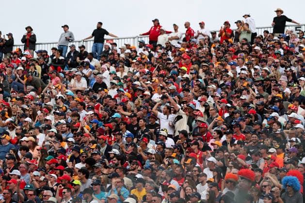 F1 Grand Prix of Canada - Qualifying Session MONTREAL, QUEBEC - MAY 23 : Fans watch the Qualifying session ahead of F1 Grand Prix of Canada at Circuit Gilles Villeneuve in Montreal, Quebec, Canada on May 23, 2026. Mert Alper Dervis Anadolu Montreal Canada. Editorial use only. Please get in touch for any other usage.  Copyright: x2026xAnadoluxMertxAlperxDervisx