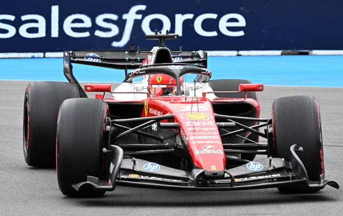 May 23, 2026, Montreal, Qc, CANADA: Ferrari driver Charles Leclerc, of Monaco, drives during qualifying at the Formula One auto racing Canadian Grand Prix in Montreal on Saturday, May 23, 2026 Canada News - May 23, 2026  - ZUMAc35_ 20260523_zaf_c35_116 Copyright: xJacquesxBoissinotx
