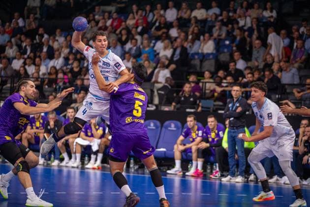 May 23, 2026, Paris, Å½Le-De-France, France: Montpellier won the 2026 handball French Cup after beating Nantes (27-24) at Accor Hotel Arena in Paris Bercy. It is the 16th title for the club from Herault that realizes the back-to-back. Ro mi Desbonnet has done 11 saved whose 3 on 7-meter throw. France News - May 23, 2026  - ZUMAp284 20260523_zip_p284_116 Copyright: xMickaelxPintax