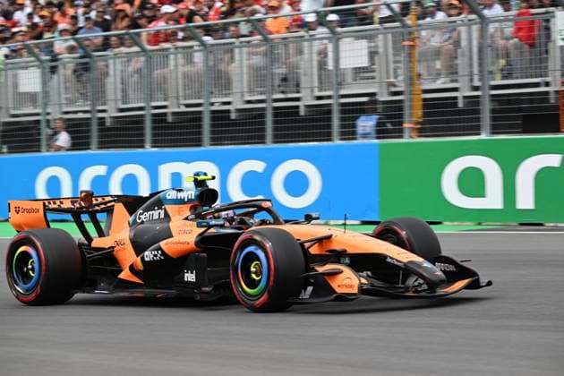 RECORD DATE NOT STATED 23rd May 2026; Circuit Gilles Villeneuve, Montreal, Quebec, Canada; 2026 FIA Formula 1 Canadian Grand Prix, Qualifying; Oscar Piastri (81) of Australia and McLaren Mastercard F1 Team exit turn 10 XavierxLeFrancois