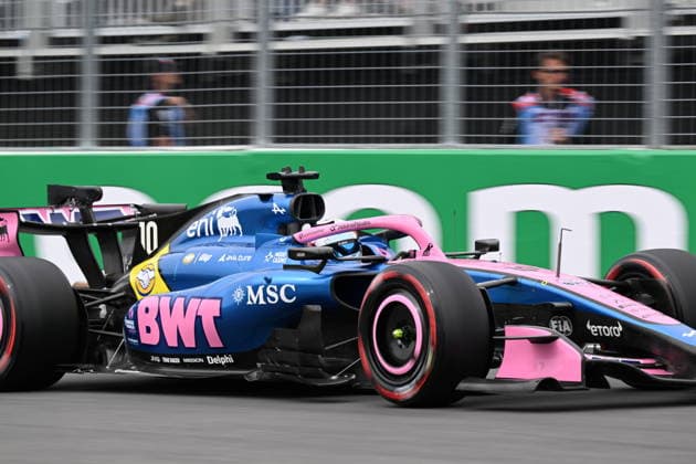 RECORD DATE NOT STATED 23rd May 2026; Circuit Gilles Villeneuve, Montreal, Quebec, Canada; 2026 FIA Formula 1 Canadian Grand Prix, Qualifying; Pierre Gasly (10) of France and BWT Alpine F1 Team exit turn 10 XavierxLeFrancois