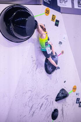 23.05.2026: Klettern - Bouldern: World Climbing Series Bern 2026 - Finale Damen Oceania Mackenzie (AUS) Bern Bern Expo Schweiz
