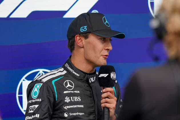 FORMULA ONE CANADIAN GRAND PRIX 2026 George Russell 63 (GBR) Mercedes after qualifying during the Formula 1 Lenovo Canadian Grand Prix 2026, 5th round of the 2026 Formula One World Championship, WM, Weltmeisterschaft from May 22 to 24, 2026 at the Circuit Gilles Villeneuve, Montreal, Canada Credit: Robbie Hoad Every Second Media Editorial use only. All images are copyright Every Second Media Limited. No images may be reproduced without prior permission. Copyright: xIMAGO EveryxSecondxMediax ESM-2005-0361 RobbiexHoadx xEveryxSecondxMediax