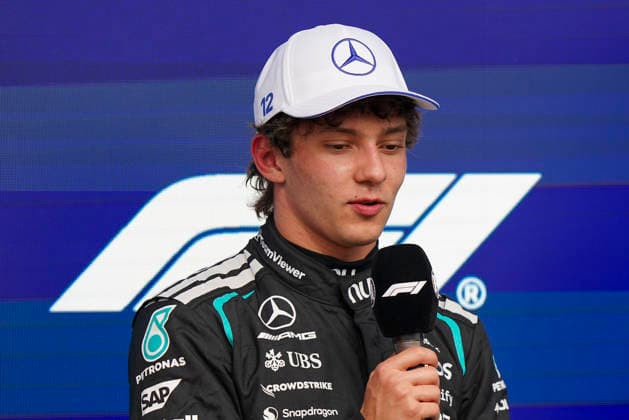 FORMULA ONE CANADIAN GRAND PRIX 2026 Kimi Antonelli 12 (ITA) Mercedes after qualifying during the Formula 1 Lenovo Canadian Grand Prix 2026, 5th round of the 2026 Formula One World Championship, WM, Weltmeisterschaft from May 22 to 24, 2026 at the Circuit Gilles Villeneuve, Montreal, Canada Credit: Robbie Hoad Every Second Media Editorial use only. All images are copyright Every Second Media Limited. No images may be reproduced without prior permission. Copyright: xIMAGO EveryxSecondxMediax ESM-2005-0363 RobbiexHoadx xEveryxSecondxMediax