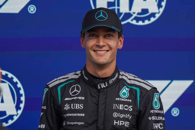 FORMULA ONE CANADIAN GRAND PRIX 2026 George Russell 63 (GBR) Mercedes after qualifying on Pole during the Formula 1 Lenovo Canadian Grand Prix 2026, 5th round of the 2026 Formula One World Championship, WM, Weltmeisterschaft from May 22 to 24, 2026 at the Circuit Gilles Villeneuve, Montreal, Canada Credit: Robbie Hoad Every Second Media Editorial use only. All images are copyright Every Second Media Limited. No images may be reproduced without prior permission. Copyright: xIMAGO EveryxSecondxMediax ESM-2005-0373 RobbiexHoadx xEveryxSecondxMediax