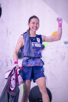 23.05.2026: Klettern - Bouldern: World Climbing Series Bern 2026 - Finale Damen Mao Nakamura (JPN) Bern Bern Expo Schweiz