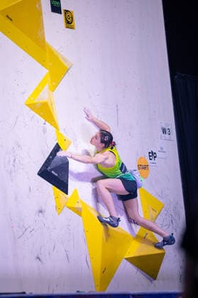 23.05.2026: Klettern - Bouldern: World Climbing Series Bern 2026 - Finale Damen Oceania Mackenzie (AUS) Bern Bern Expo Schweiz
