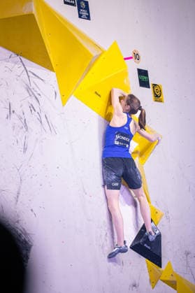 23.05.2026: Klettern - Bouldern: World Climbing Series Bern 2026 - Finale Damen Erin Mcneice (GBR) Bern Bern Expo Schweiz