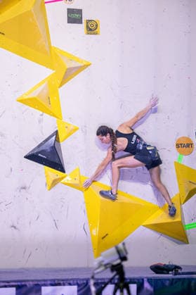 23.05.2026: Klettern - Bouldern: World Climbing Series Bern 2026 - Finale Damen Brooke Raboutou (USA) Bern Bern Expo Schweiz