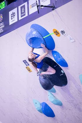 23.05.2026: Klettern - Bouldern: World Climbing Series Bern 2026 - Finale Damen Erin Mcneice (GBR) Bern Bern Expo Schweiz