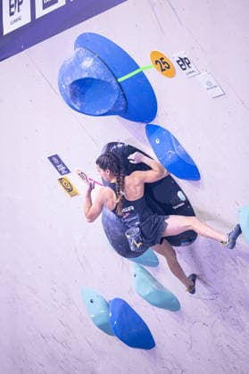 23.05.2026: Klettern - Bouldern: World Climbing Series Bern 2026 - Finale Damen Brooke Raboutou (USA) Bern Bern Expo Schweiz
