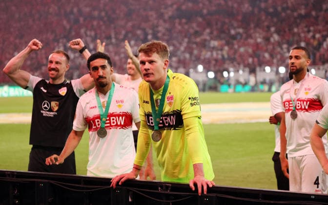 23.05.26 DFB-Pokal Finale 2026 FC Bayern München - VfB Stuttgart Deutschland, Berlin, 23.05.2026, Fussball, Saison 2025 2026, DFB-Pokal Finale 2026 Berlin, FC Bayern München - VfB Stuttgart: Alexander Nübel (VfB Stuttgart).