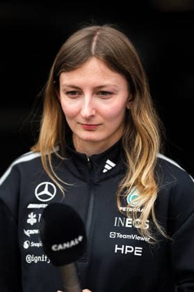 Montreal Formula 1 Canada Grand Prix - Doriane Pin Portrait of French driver Doriane Pin before the qualifying session for the 2026 Formula 1 Grand Prix du Canada at Circuit Gilles-Villeneuve in Montreal, Quebec, Canada, on May 23, 2026. Photo by Alexis Jumeau ABACAPRESS.COM Montreal Quebec Canada  Copyright: xJumeauxAlexis ABACAx