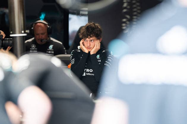 Montreal Formula 1 Canada Grand Prix - Kimi Antonelli in the Pit Lane Close up portrait of Mercedes driver Andrea Kimi Antonelli (12) before the qualifying session for the 2026 Formula 1 Grand Prix du Canada at Circuit Gilles-Villeneuve in Montreal, Quebec, Canada, on May 23, 2026. Photo by Alexis Jumeau ABACAPRESS.COM Montreal Quebec Canada  Copyright: xJumeauxAlexis ABACAx