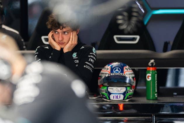 Montreal Formula 1 Canada Grand Prix - Kimi Antonelli in the Pit Lane Close up portrait of Mercedes driver Andrea Kimi Antonelli (12) before the qualifying session for the 2026 Formula 1 Grand Prix du Canada at Circuit Gilles-Villeneuve in Montreal, Quebec, Canada, on May 23, 2026. Photo by Alexis Jumeau ABACAPRESS.COM Montreal Quebec Canada  Copyright: xJumeauxAlexis ABACAx