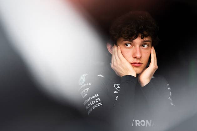 Montreal Formula 1 Canada Grand Prix - Kimi Antonelli in the Pit Lane Close up portrait of Mercedes driver Andrea Kimi Antonelli (12) before the qualifying session for the 2026 Formula 1 Grand Prix du Canada at Circuit Gilles-Villeneuve in Montreal, Quebec, Canada, on May 23, 2026. Photo by Alexis Jumeau ABACAPRESS.COM Montreal Quebec Canada  Copyright: xJumeauxAlexis ABACAx
