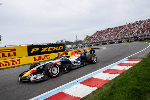 Montreal Formula 1 Canada Grand Prix - Qualifying Racing Bulls driver Arvid Lindblad (41) during the qualifying session for the 2026 Formula 1 Grand Prix du Canada at Circuit Gilles-Villeneuve in Montreal, Quebec, Canada, on May 23, 2026. Photo by Alexis Jumeau ABACAPRESS.COM Montreal Quebec Canada  Copyright: xJumeauxAlexis ABACAx