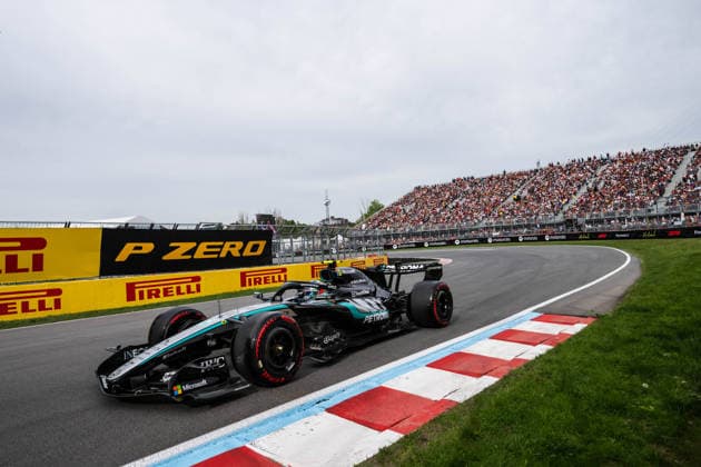 Montreal Formula 1 Canada Grand Prix - Qualifying Mercedes driver Andrea Kimi Antonelli (12) during the qualifying session for the 2026 Formula 1 Grand Prix du Canada at Circuit Gilles-Villeneuve in Montreal, Quebec, Canada, on May 23, 2026. Photo by Alexis Jumeau ABACAPRESS.COM Montreal Quebec Canada  Copyright: xJumeauxAlexis ABACAx