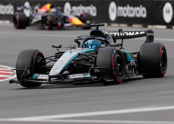May 23, 2026, Montreal, Quebec, Canada: George Russell of Great Britain driving the (63) Mercedes AMG Petronas F1 Team W17 on track during qualifying ahead of the F1 Grand Prix of Canada at Circuit Gilles-Villeneuve on May 23, 2026 in Montreal, Quebec. Montreal Canada - ZUMAc132 20260523_fap_c132_030 Copyright: xAndrewxChinx