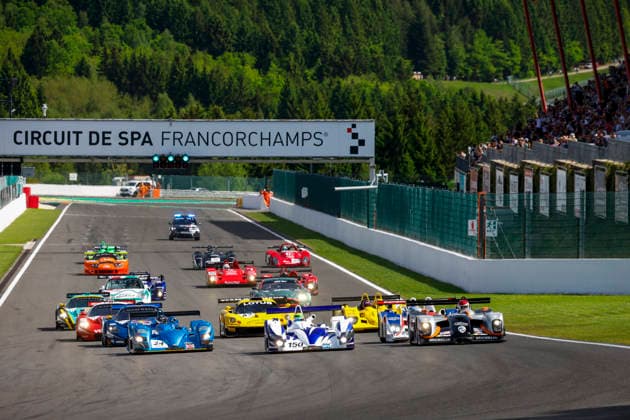 LE MANS CLASSIC SERIES 2026 - SPA-CLASSIC 150 BRIGGS Alfie (gbr), Zytek 04S 2004, Endurance Racing Legends 1, action, start with 01 GALANT Olivier (fra), Panoz LMP-1 Roadster S 1999, LMP1A, Endurance Racing Legends 1 during the 2026 Spa-Classic, 2nd round of the Le Mans Classic Series 2026, from May 22 to 24 in Circuit de Spa-Francorchamps, in Stavelot, Belgium - StavelotBelgium Copyright: xGREGORYxLENORMANDx