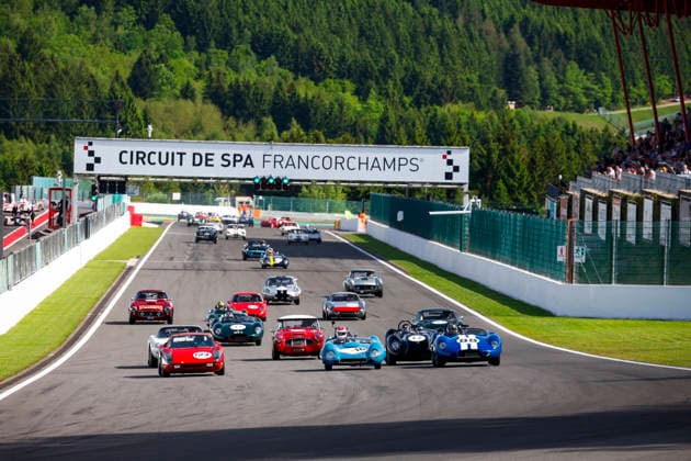 LE MANS CLASSIC SERIES 2026 - SPA-CLASSIC 194 JONES Catesby (usa), Porsche 904 6 Carrera GTS 1964, The Gentlemen Challenge, action, start with 16 KRIKNOFF Serge (che), Lotus 15 1959, The Gentlemen Challenge and 88 SPIERS John (gbr), GREENSALL Nigel (gbr), Lister Costin 1959, The Gentlemen Challenge during the 2026 Spa-Classic, 2nd round of the Le Mans Classic Series 2026, from May 22 to 24 in Circuit de Spa-Francorchamps, in Stavelot, Belgium - StavelotBelgium Copyright: xGREGORYxLENORMANDx