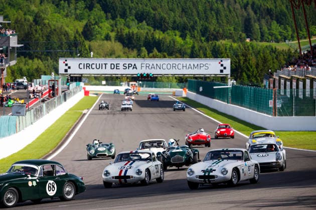 LE MANS CLASSIC SERIES 2026 - SPA-CLASSIC 53 GRANT Guy (gbr), HALES Mark (gbr), TVR Grantura Mk III 1965, The Gentlemen Challenge, start during the 2026 Spa-Classic, 2nd round of the Le Mans Classic Series 2026, from May 22 to 24 in Circuit de Spa-Francorchamps, in Stavelot, Belgium - StavelotBelgium  Copyright: xGREGORYxLENORMANDx